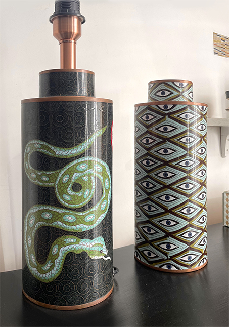 Cloisonné SNAKE & POMEGRANATE