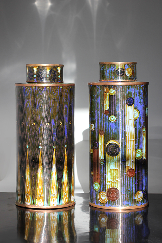 Cloisonnés BLUE LOZANGES et BLUE ECLIPSES