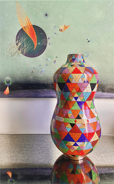 Grand cloisonné TRIANGLES