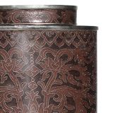 Cloisonné "BROWN SILK"