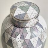 Cloisonné GREY TRIANGLES
